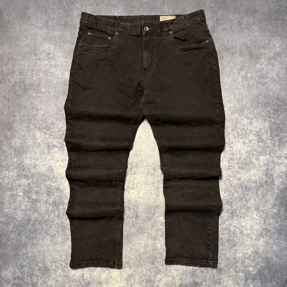 CCS Relaxed Fit Denim Jeans Black Mens 38x32 Skateboard Stretch Pants Skater